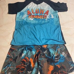 Children’s place Boys shorts pajamas set